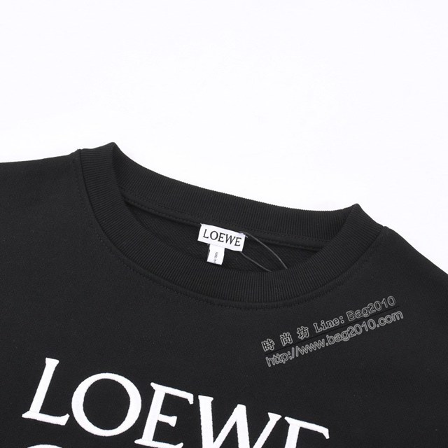 Loewe專櫃羅意威2023FW新款刺繡衛衣 男女同款 tzy3004